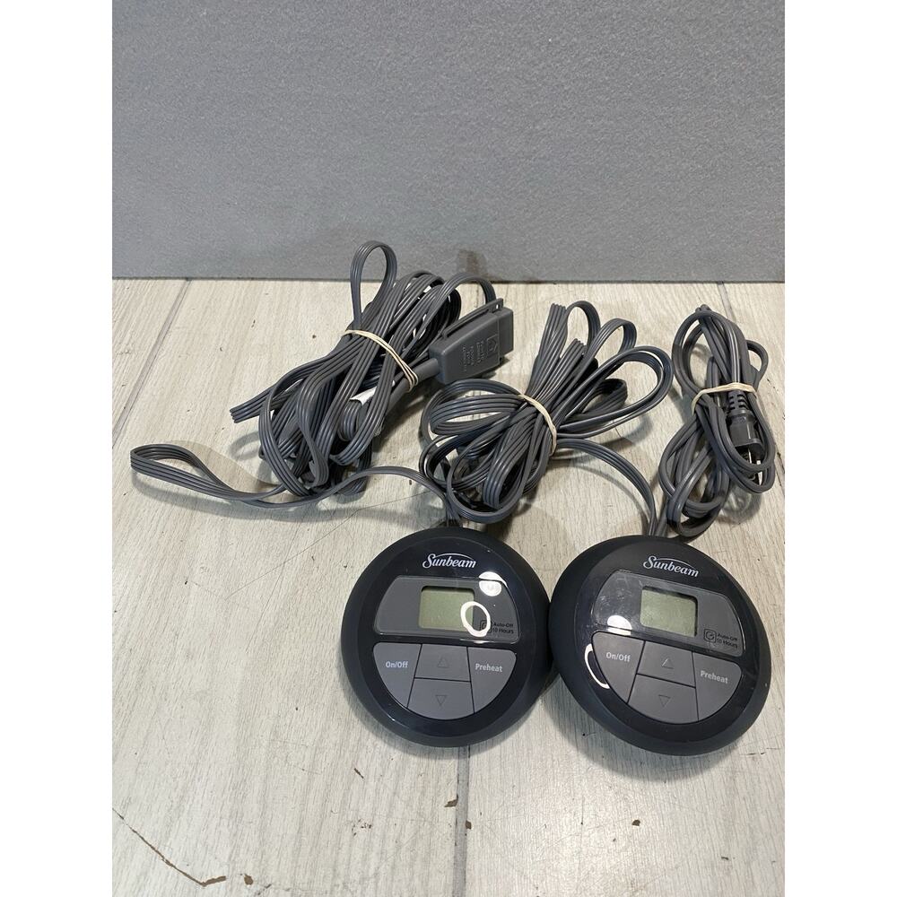 Genuine SUNBEAM Dual Control Electric Blanket Controller Z85KQ 360W 4-PRONG